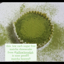 Low Carb Sugar Free Matcha Cheesecake