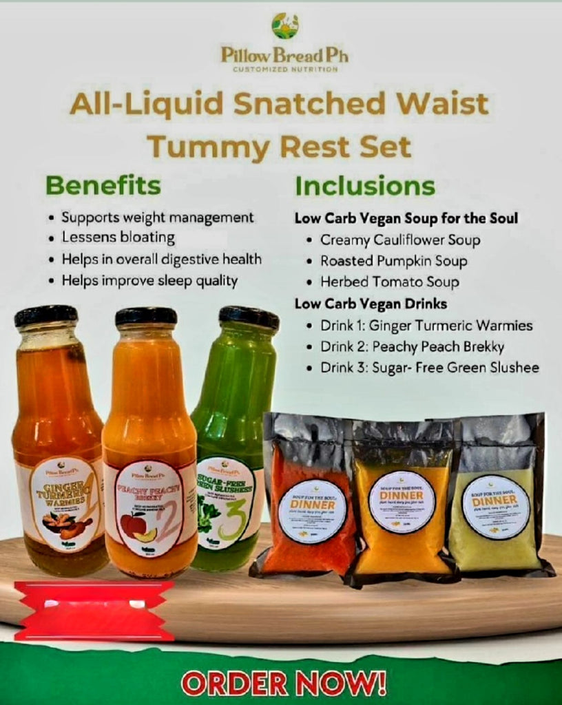 Tummy Rested All-Liquid Tummy Rest Set plus FDA APPROVED Plant- based Bulletproof C ...