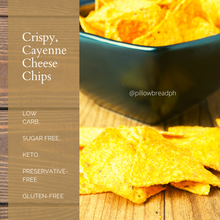 Low Carb Gluten - Free Cayenne Cheese Chips with FREE Chunky Tomato Paprika Dip